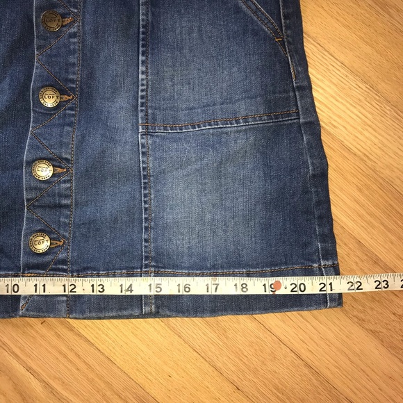 LOFT button-up Jean skirt - Picture 7 of 7